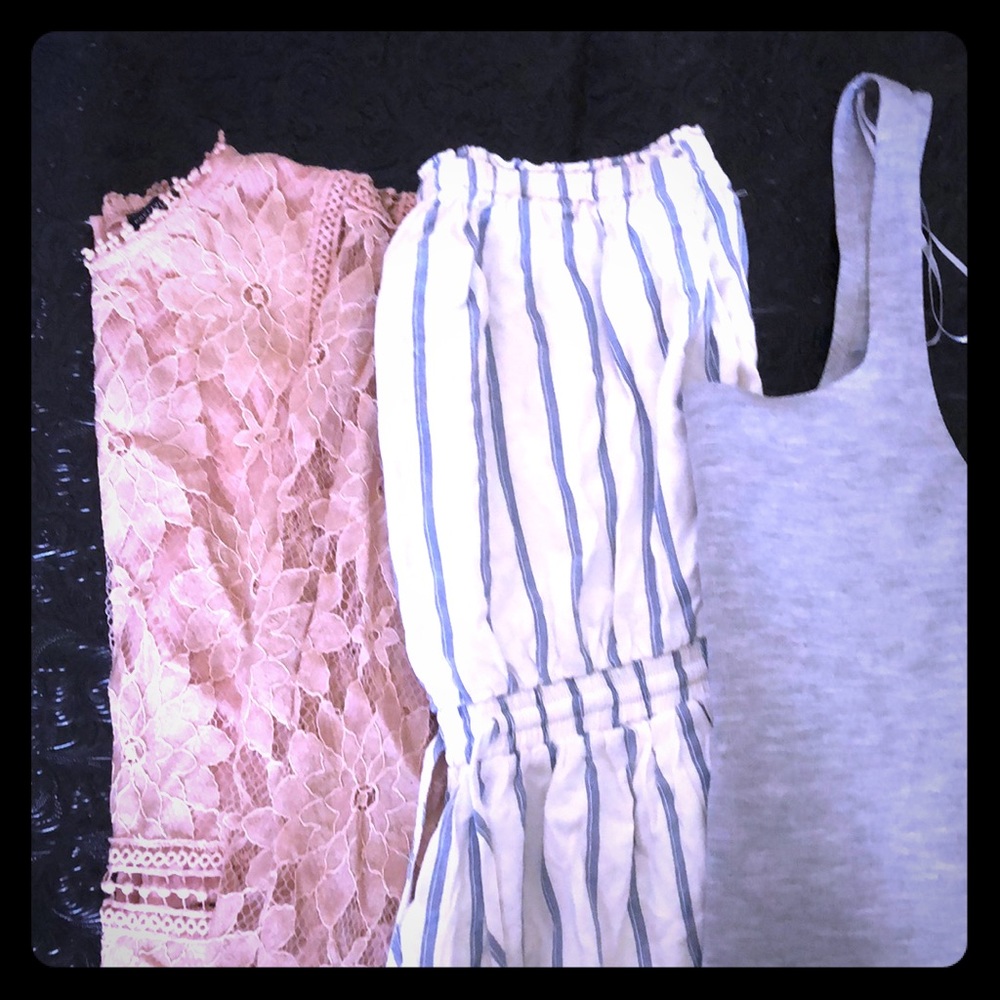 Bundle! Bundle! 2 dresses & 1 strapless jumpsuit